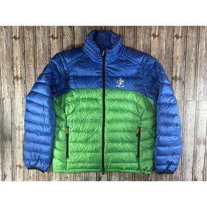 RLX Ralph Lauren Down Puffer Jacket size XL color blue green